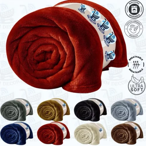 MANTA COBERTOR CASAL MICROFIBRA FLEECE