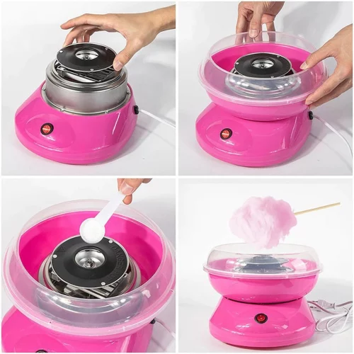 😋 Máquina De Algodão Doce Portátil - 220V/110V
