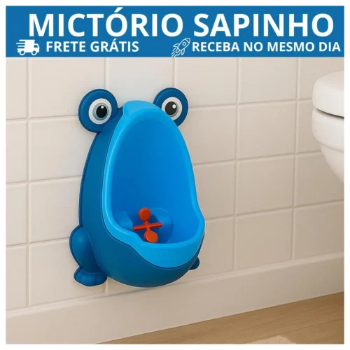 Mictorio Sapinho Pinico Desfralde Criança Treino Baby Azul