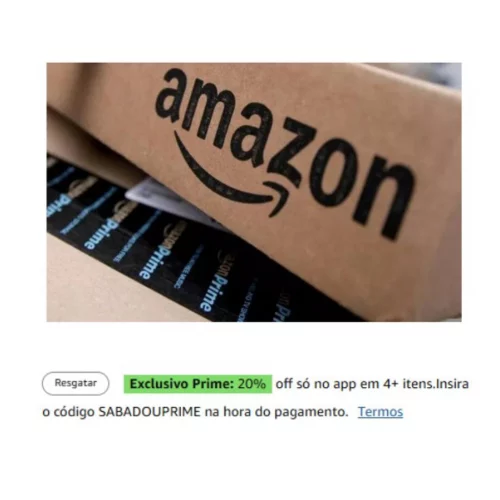 Novo Cupom na Amazon!