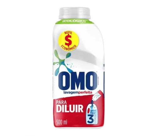 OMO Lavagem Perfeita Para Diluir - Sabão Liquido Concentrado 500Ml