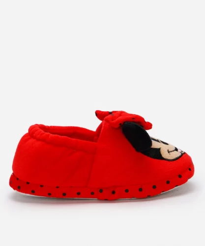 pantufa infantil minnie vermelho