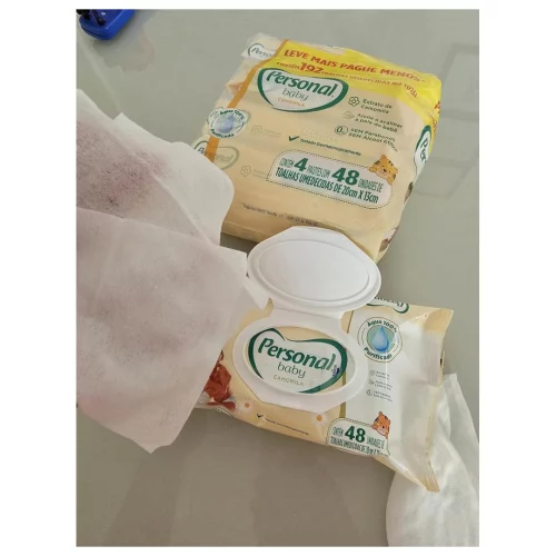 Personal Toalha Umedecida Baby Camomila Promopack, 192 Unidades