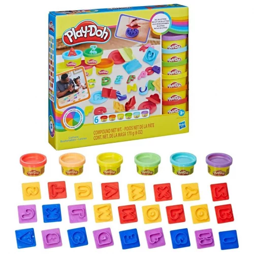 Play-Doh, Massinha de Modelar Infantil, Kit Inicial de Letras
