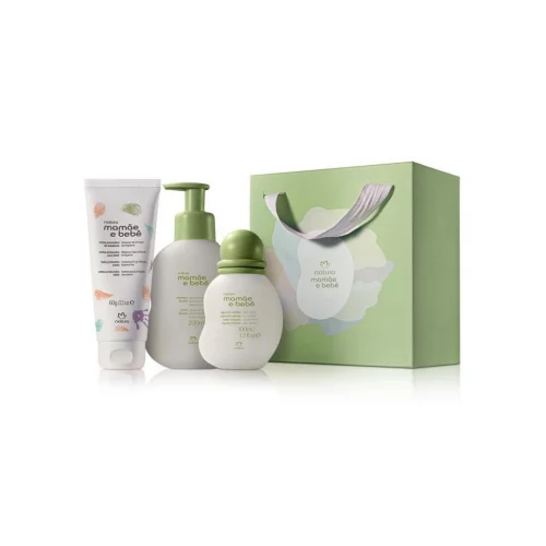 Presente Natura Mamãe e Bebê Momento Chá de Bebê (3 produtos)