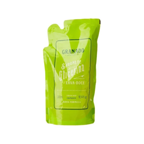 Refil Sabonete Líquido Glicerina Erva-Doce Granado 300 ml