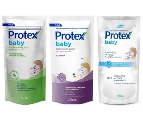 Refil Sabonete Líquido Protex Baby 400ml