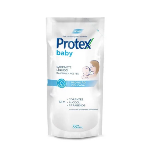 Sabonete líquido para bebê Protex Baby Delicate Care 380ml