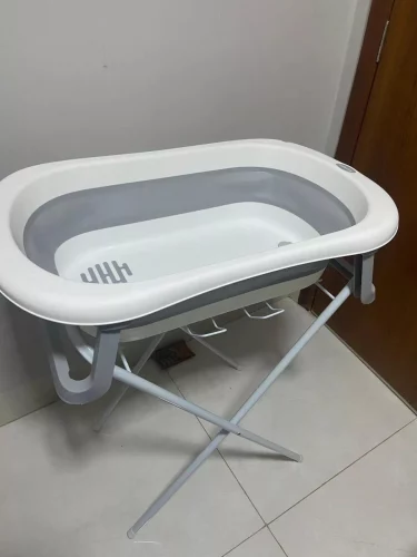 Super Banheira Infantil Antiderrapante KaBaby Cinza