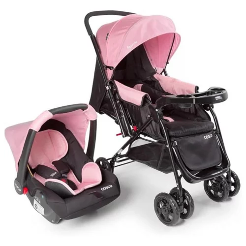 Travel System Reverse, Rosa Rajado Cosco Kids