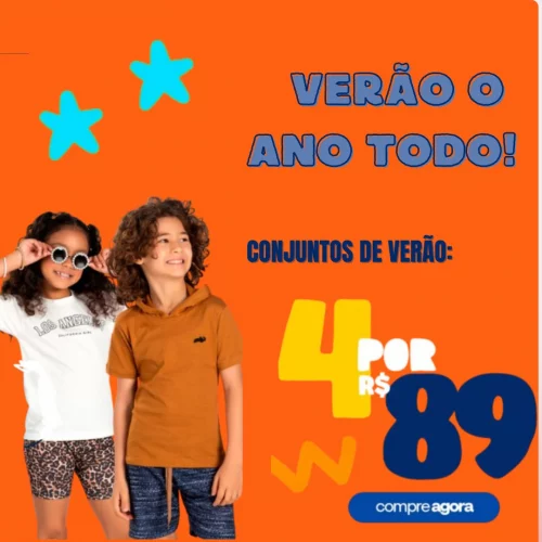 ☀️ VERÃO O ANO TODO COM ESTILO: 4 CONJUNTOS POR APENAS R$89!! 💥