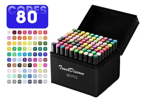 🎨 80 CORES VIBRANTES PARA SUA CRIATIVIDADE ILIMITADA