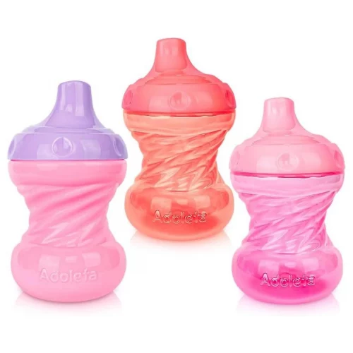 Adoleta Bebê Kit 03 Copos com Bico 240ml