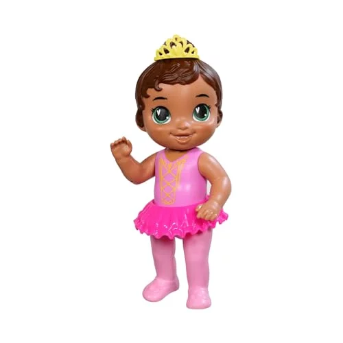 Baby Alive, Boneca, Princesa Bailarina - Cabelos Castanhos, Tiara Removível, 26 cm - A partir de 3 Anos