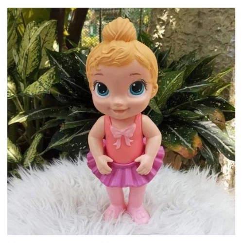 Baby Alive, Boneca, Princesa Bailarina - Cabelos Loiros, Tiara Removível, 26 cm