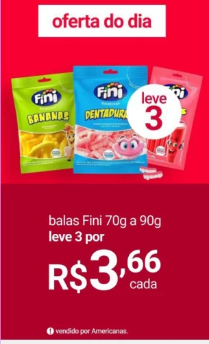 🍬 Balas Fini 70g a 90g