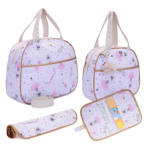Bolsa Maternidade Saída Kit 4 Peças Térmico Impermeável Multifuncional