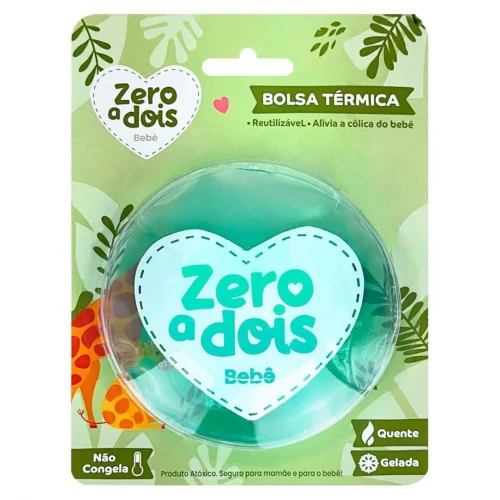 Bolsa Térmica para Bebê, Alivia a cólica, com Blister, Verde - Zero a dois