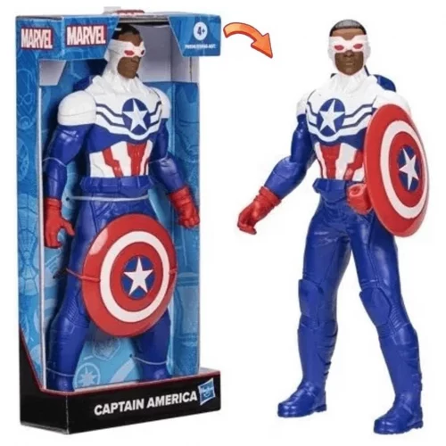 Boneco Capitão América Mighty Hero Series Marvel