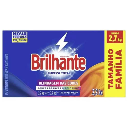 Brilhante Limpeza Total - Sabão Em Pó 2 2Kg