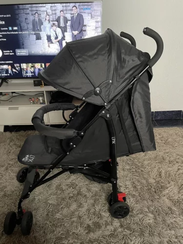 Carrinho De Bebê Guarda Chuva Modo Berço Link Maxi Baby