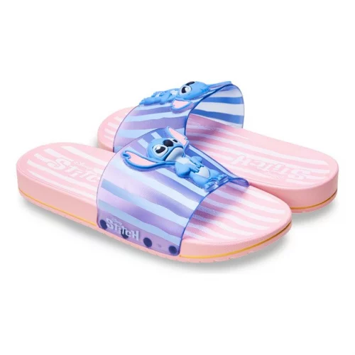 🛍️Chinelo Slide Inf. Stitch Disney Mania Plus Grendene Kids