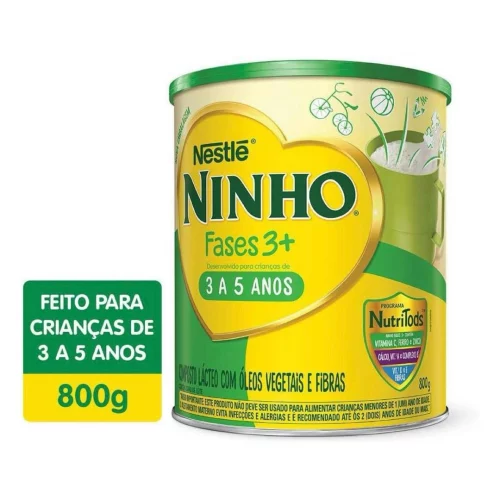Composto Lácteo Ninho Fases 3+ com 800g