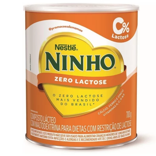 Composto Lácteo Ninho Fort+ Zero Lactose 700g