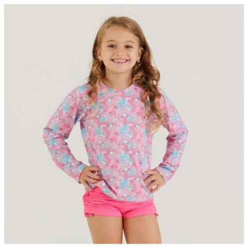 Conjunto UV Moda Praia Infantil Menina 6 ao 12 anos