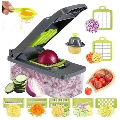 🧡Cortador YY061 Fatiador Ralador Multiuso Cozinha Slicer Aço Inox Legumes Verduras Frutas Alimentos