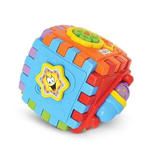 Cubo Didático Smart Cube Solapa com Som, Multicor Maral
