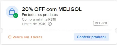 CUPOM RELÂMPAGO NO MERCADO LIVRE