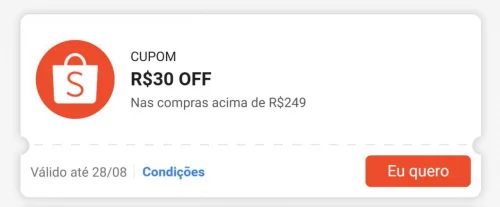 🚨 CUPOM SHOPEE RENOVADO 🚨