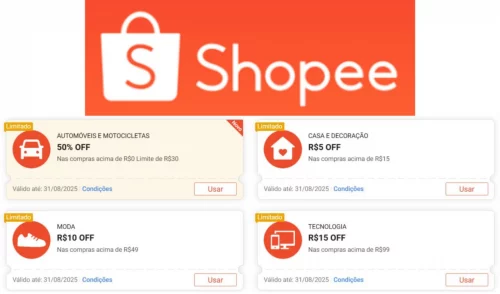 🚨 CUPONS SHOPEE ‼️
