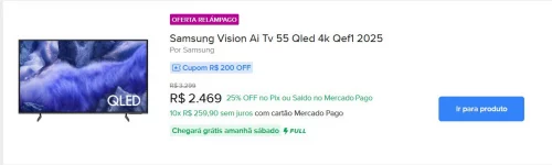 > É 55" QLED 2025- VISION Ai