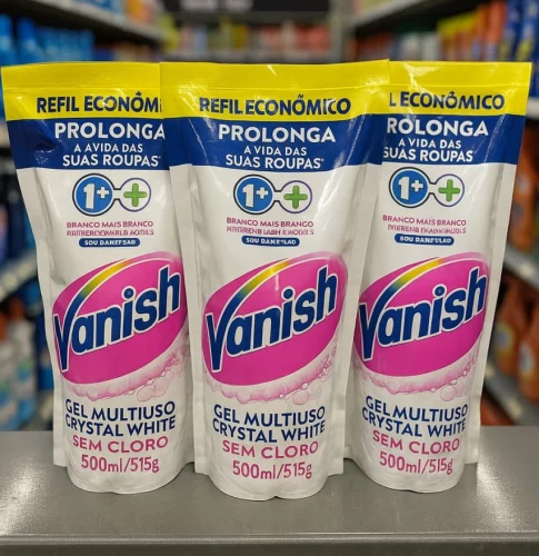 É Vanish! Para roupas brancas 😉 Custa mais caro nos mercados!