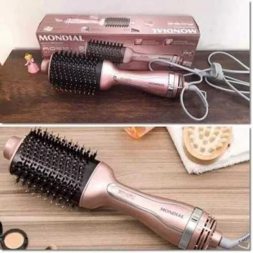 😱 Escova Secadora Mondial ES-02-BI 1200W - 3 Níveis de Temperatura Tourmaline Íon