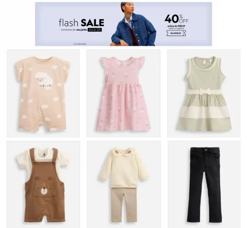 Flash Sale na C&A até as 22hs!🏃🏼‍♀️‍➡️