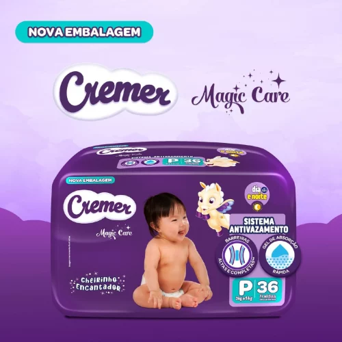 Fralda Cremer Econômica P 36 Unidades