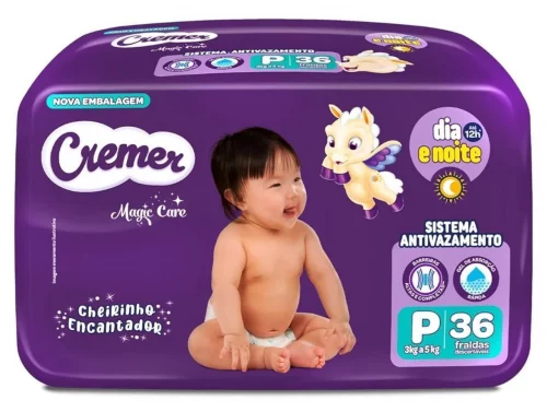 Fralda Cremer Magic Care P com 36