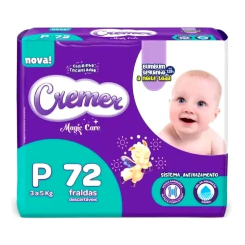 Fralda Cremer Magic Care Tamanho