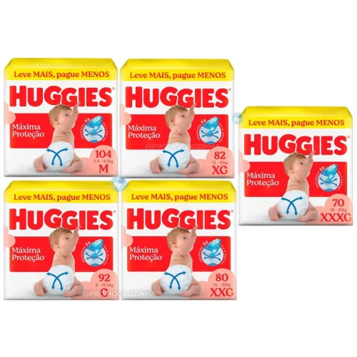 Fralda Huggies Supreme Care (Embalagem pode variar)