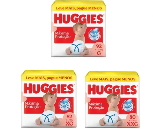 Fralda Huggies Supreme Care