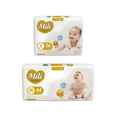 Fralda Mili Love & Care Premium