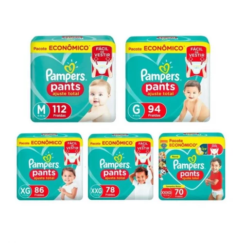 Fralda Pampers Pants Ajuste Total