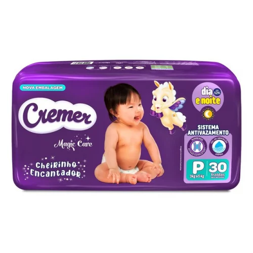 🛍️Fraldas Cremer Magic Care P