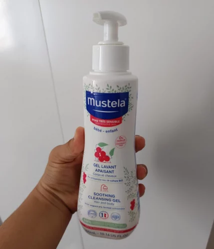 Gel Lavante Calmante Sabonete Líquido sem Fragrância para Pele Muito Sensível e Sensibilizada - Mustela 300ml