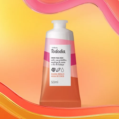 Hidratante para Mãos Tododia Manga Rosa e Água de Coco 50 ml