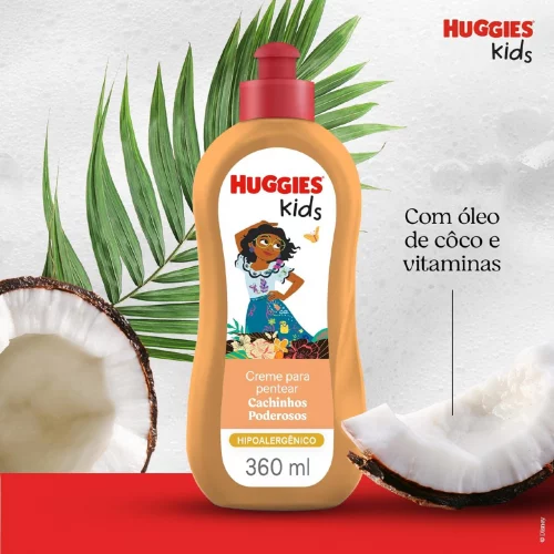 Huggies Creme para Pentear Kids Cachinhos Poderosos 360 ml