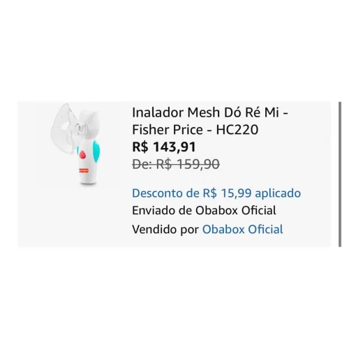 Inalador Mesh Dó Ré Mi - Fisher Price - HC220